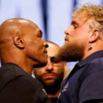 Mike Tyson and Jake Paul act poorly at the event to provoke a fight, flipping the "script".