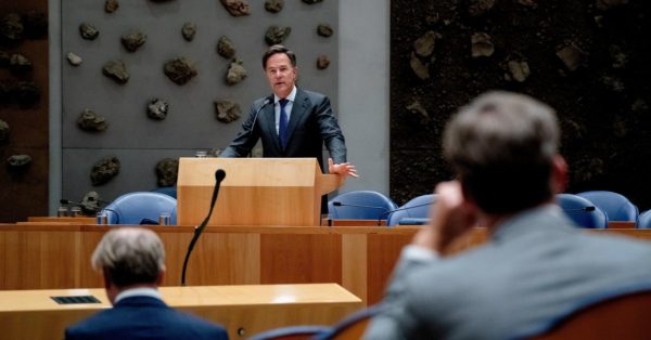 In Rutte’s last debate, he clashed equally forcefully with the new coalition
