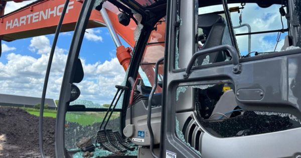 Businessman very hot after crane destroyed: ‘It was chaos with glass everywhere’