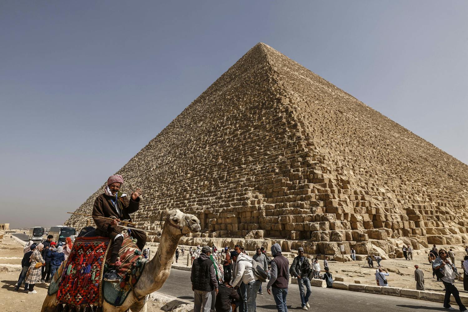 It is possible that "enormous treasures" were hidden in the pyramid of Khufu