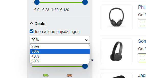 Deals Interaction Filter Pricewatch