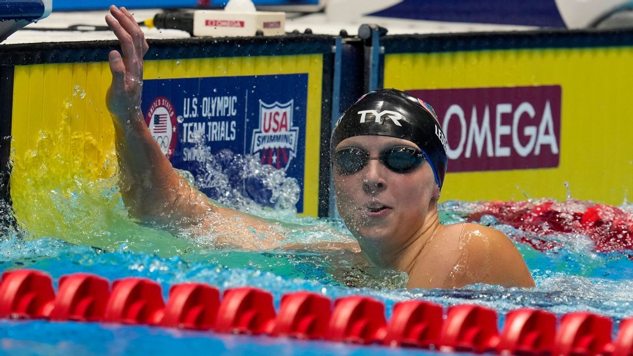 USA Swimming Trials - Ledecky competes in Olympics, Welch sets record