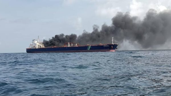 Malaysian Coast Guard Tracks Oil Tanker Missing After Collision