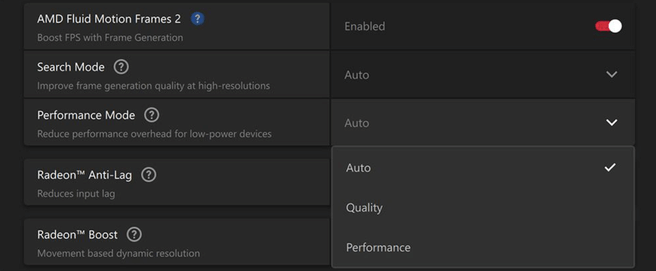 AMD Fluid Motion Frames 2