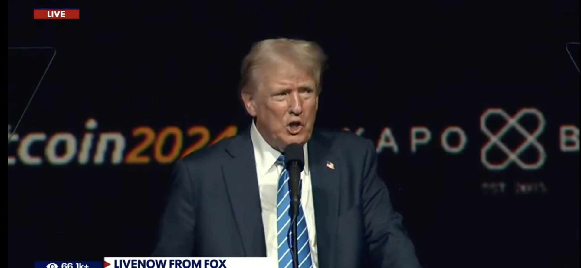 Donald Trump Speaks at Bitcoin 2024 Conference: 'Bitcoin Will Overtake Gold'