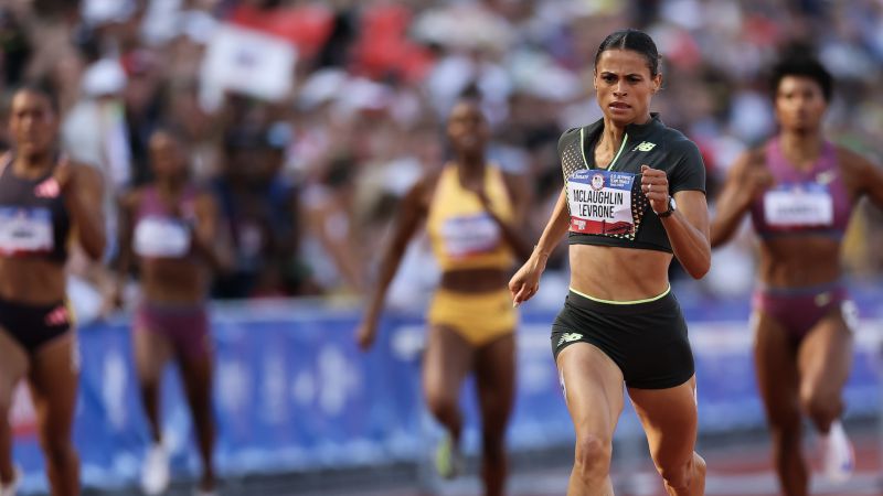 Sydney McLaughlin-Levrone breaks the 400-meter hurdles world record for the fifth time