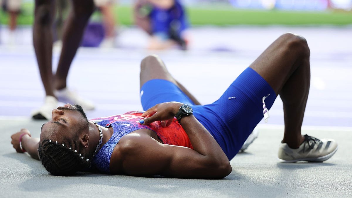 Noah Lyles reaction