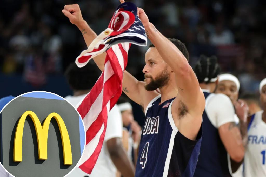 French McDonald's threatens escalation after Stephen Curry's Olympic performance