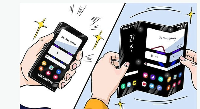 Samsung's foldable dual-screen concept