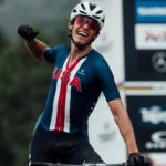 The United States won gold in the team relay on the opening day of the mountain bike world championships