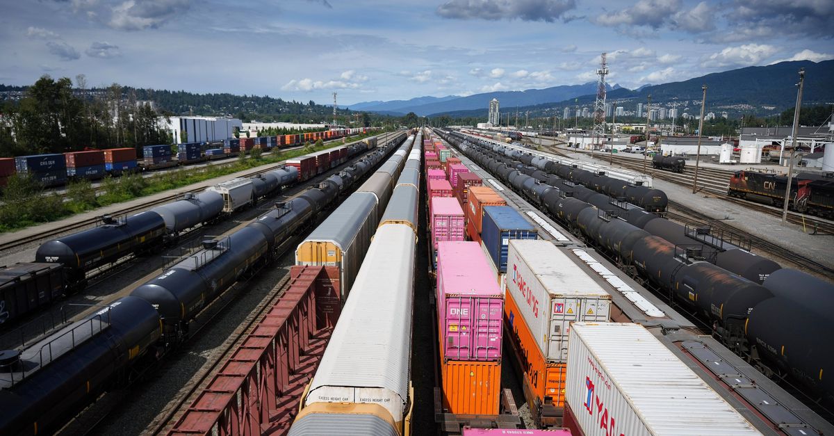 The rail strike is disrupting trade between Canada, the United States and Mexico